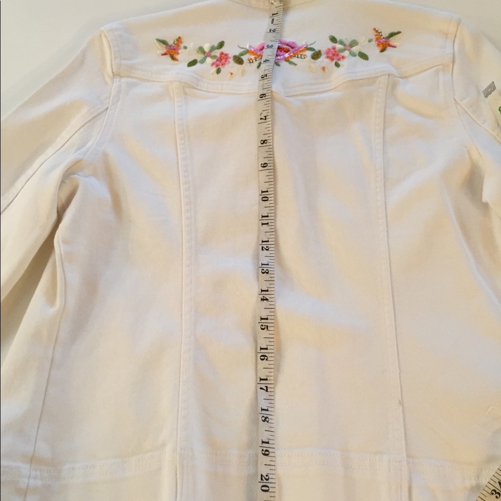 White Jean Jacket - Picture 5 of 8